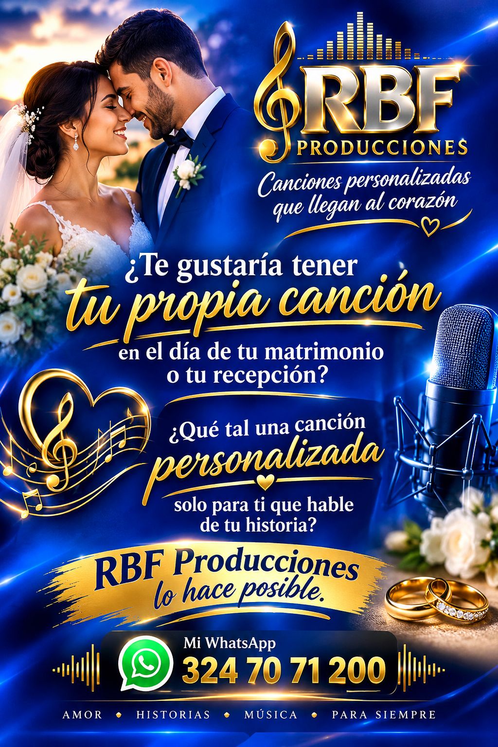 💙🎶 ¡Tu historia de amor merece su propia canción! 💍✨ Sorprende a tu pareja e — foto 1